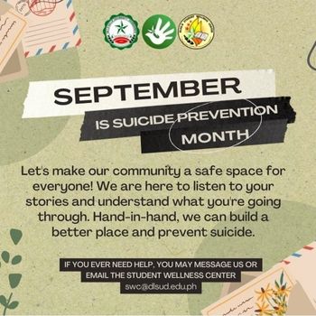 DLSU-D Self Care events