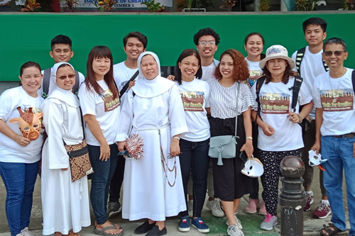 DLSU-D reps join Walk for Creation