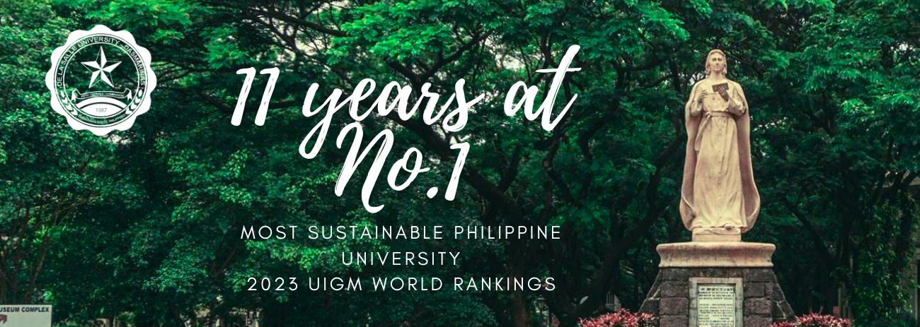 DLSU-D is Most Sustainable Philippine University for 11th straight year